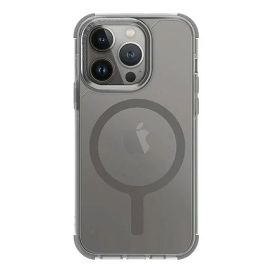 Cover Iphone 15 Pro Max Hybrid Magclick Charging Combat Uniq - Frost Grey